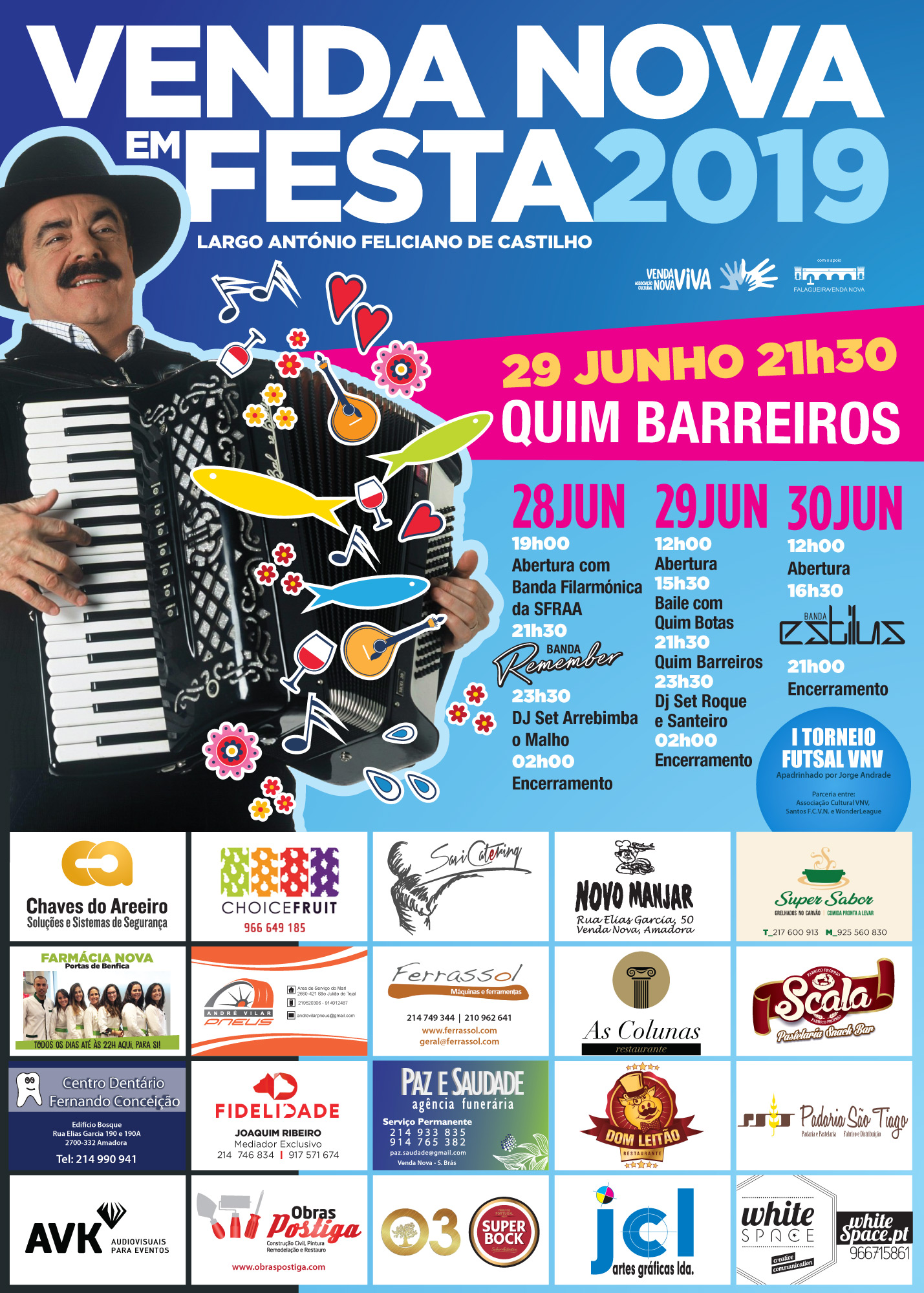 Cartaz Venda Nova em Festa 2019