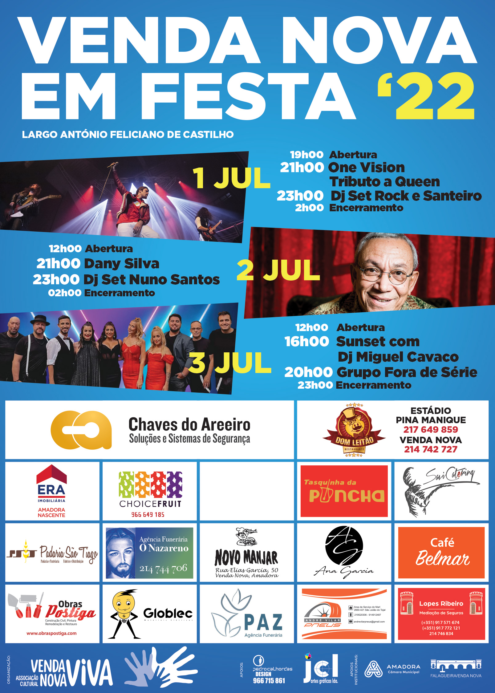 Cartaz Venda Nova em Festa 2022
