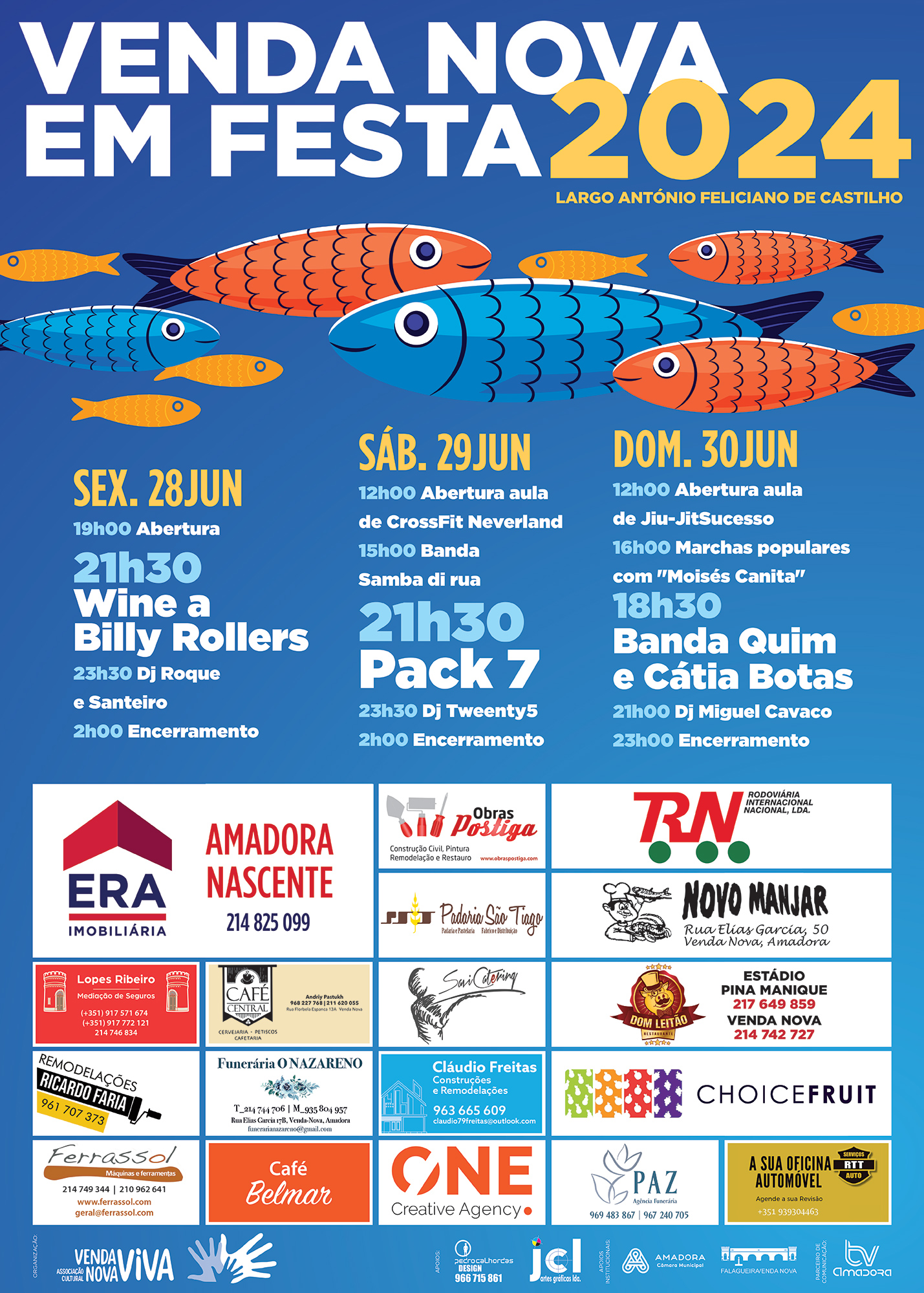 Cartaz Venda Nova em Festa 2024