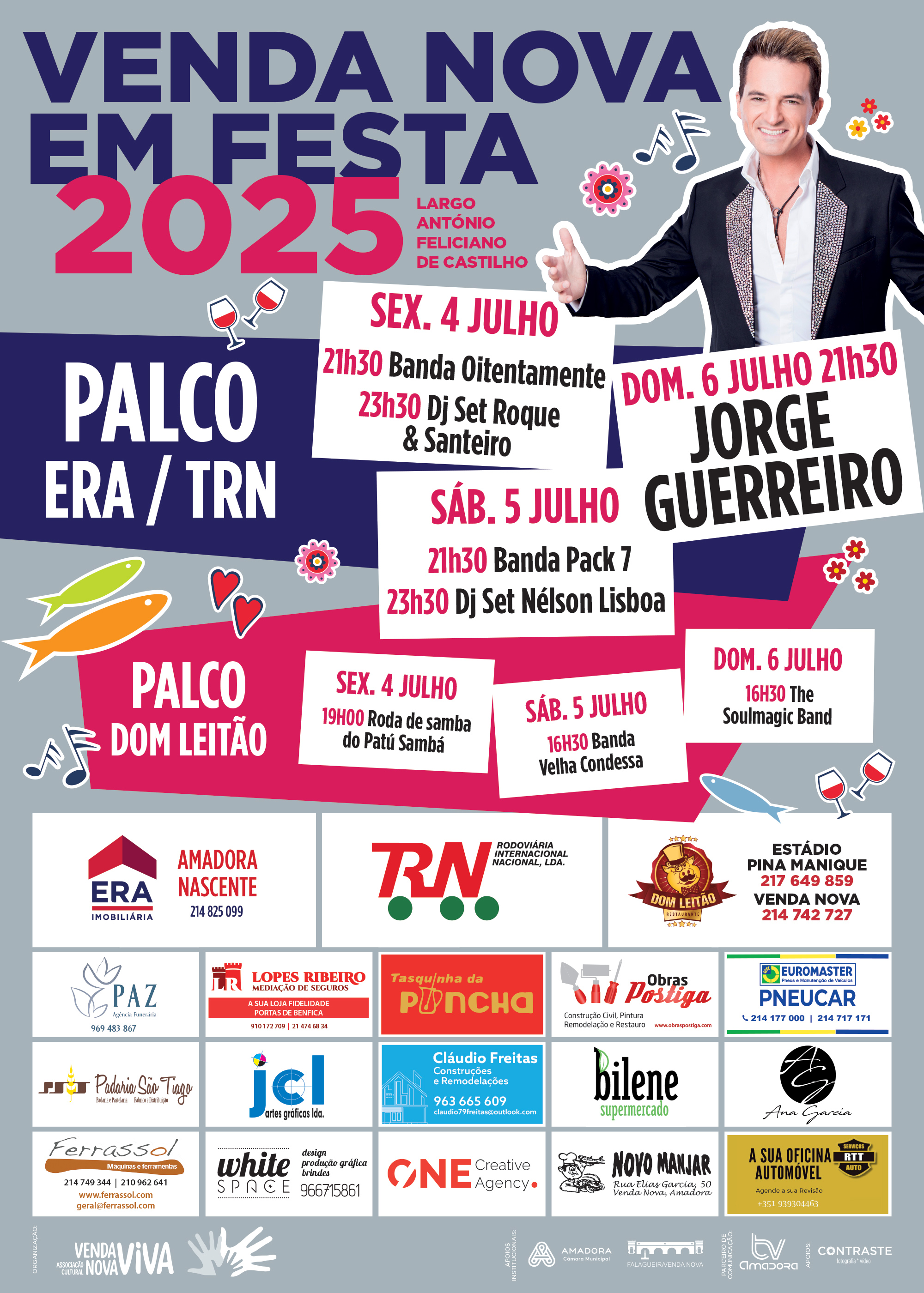 Cartaz Venda Nova em Festa 2025